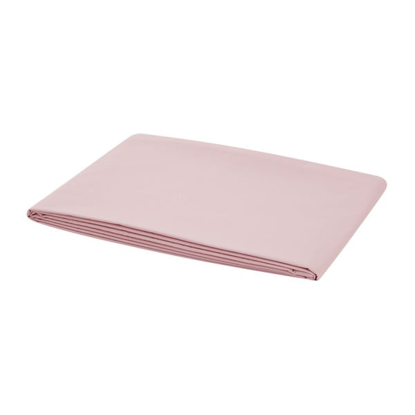 Světle růžové elastické prostěradlo na dvoulůžko Bella Maison Basic, 160 x 200 cm