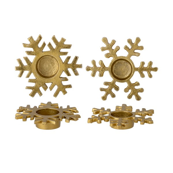 Kovové svícny s vánočním motivem v sadě 2 ks Lisetta – Bloomingville-image-1