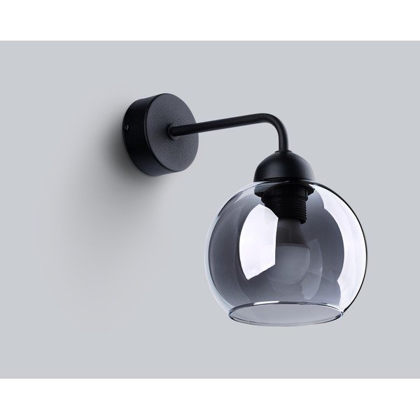 Černé nástěnné svítidlo ø 15 cm Grande – Sollux-image-3