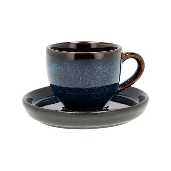 Černý/modrý keramický šálek na espresso 70 ml Gastro Dark Blue/Black – Bitz