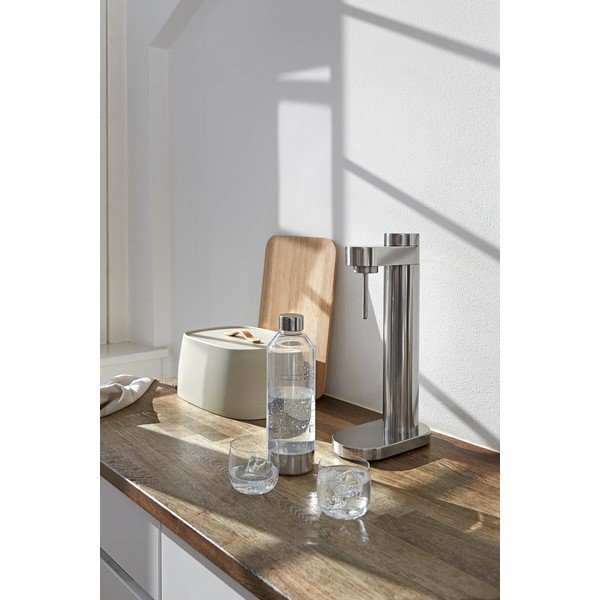 Výrobník sody z nerezové oceli ve stříbrné barvě Brus – Stelton-image-3
