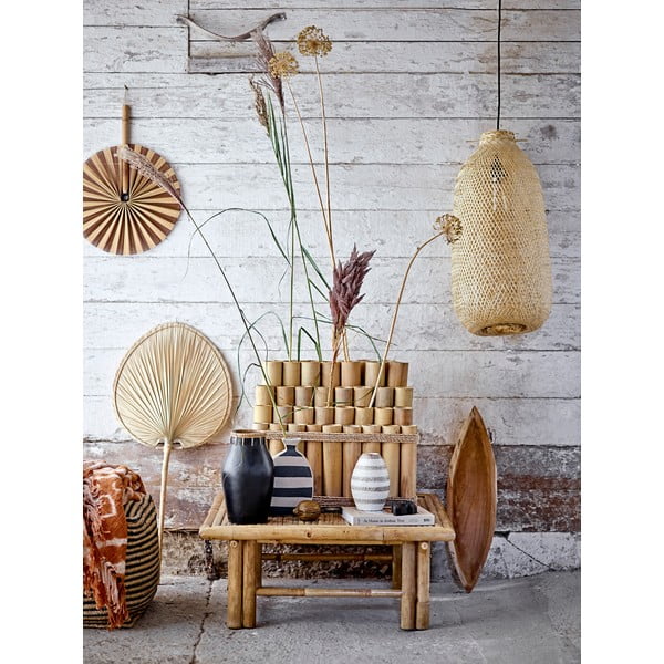 Závěsné svítidlo v přírodní barvě s bambusovým stínidlem ø 25 cm Evert – Bloomingville-image-3