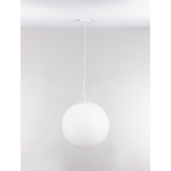 Bílé skleněné závěsné svítidlo ø 50 cm Nevoso – Nova Luce-image-2