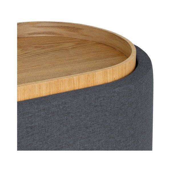 Tmavě šedý taburet – Casa Selección-image-3