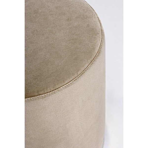 Taupe sametový taburet Lucilla – Yes Everyday-image-1