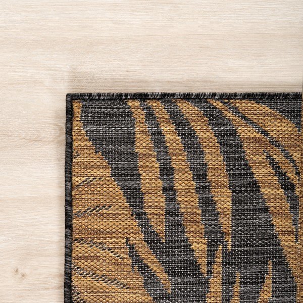 Černý/hnědý vnitřní a venkovní koberec 60x100 cm Mira 1451 – Ayyildiz Carpets-image-2