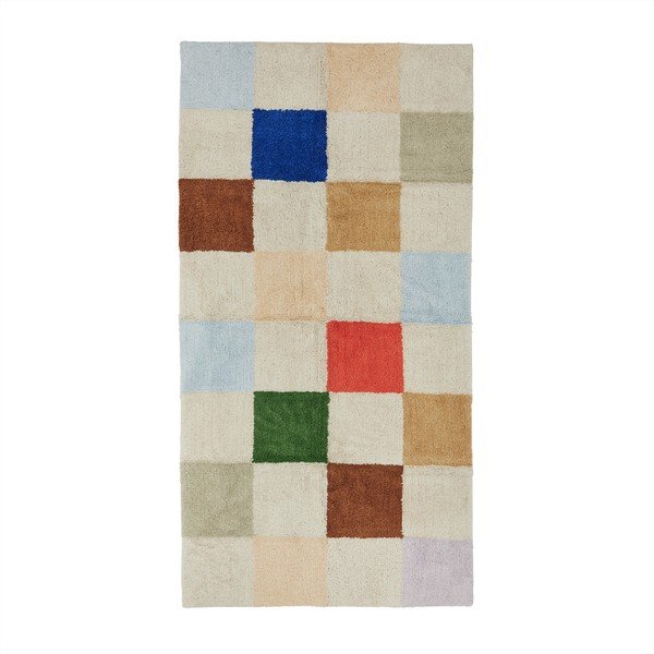 Bavlněný dětský koberec 84x168 cm Chess – OYOY Mini