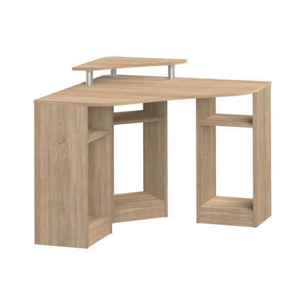 Hnědý rohový pracovní stůl TemaHome Corner-image-4