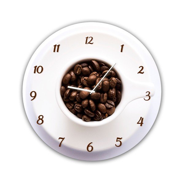 Nástěnné hodiny Styler Glassclock Cup, ⌀ 30 cm