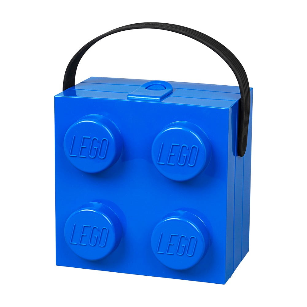 Modrý úložný box s rukojetí LEGO®