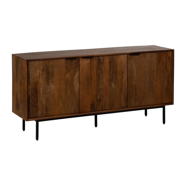 Hnědá komoda z mangového dřeva 160x78x40 cm Sagara – Ixia