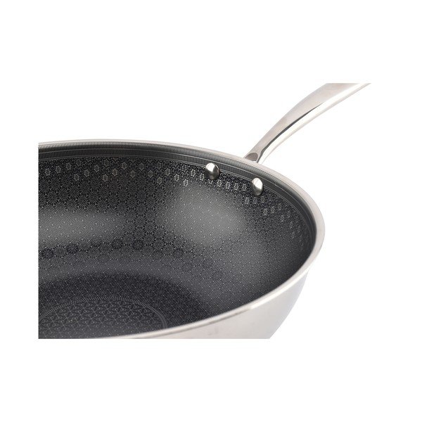 Wok nerezová pánev s nepřilnavým povrchem ø 31,5 cm Fusion – BonBistro-image-1