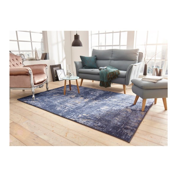 Modrý koberec Mint Rugs Golden Gate, 200 x 290 cm-image-4