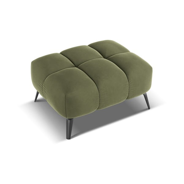 Zelená sametová podnožka Nalu – Makamii-image-3