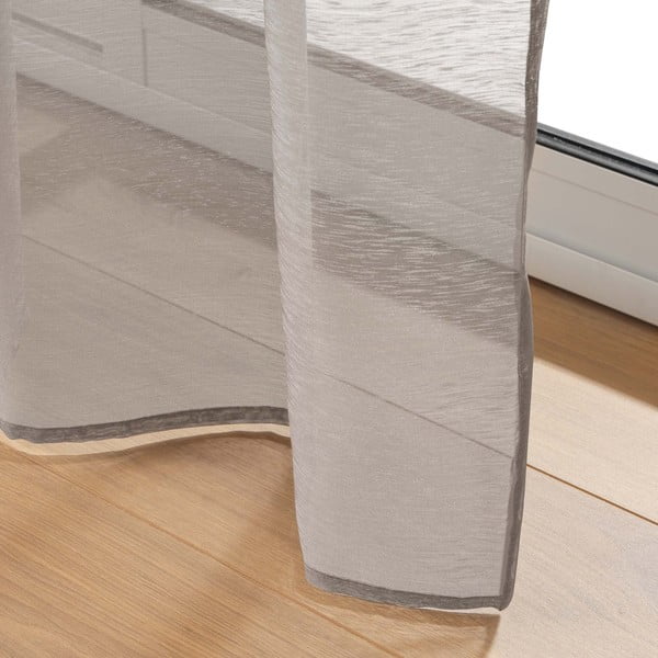 Hnědá voálová záclona 140x240 cm Lissea – douceur d'intérieur-image-4