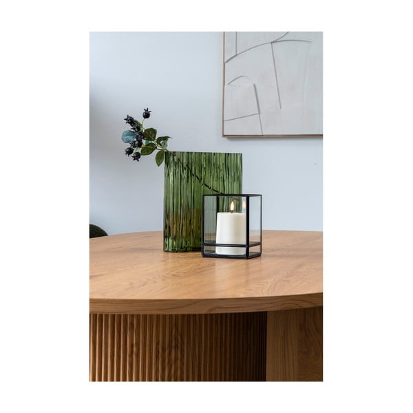 Zelená skleněná váza (výška 26,5 cm) – House Nordic-image-1