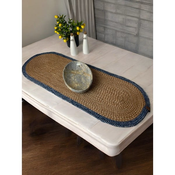 Jutový běhoun na stůl 35x100 cm Wicker – Mila Home Luxury-image-1