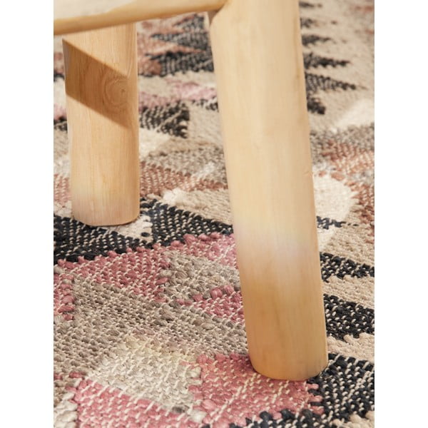 Šedý ručně tkaný jutový běhoun 80x200 cm Roya Parsa – Elle Decoration-image-3