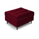 Červená sametová podnožka Milo Casa Santo