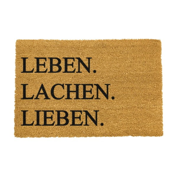 Rohožka Artsy Doormats Leben Lachen Liben, 40 x 60 cm