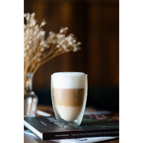 Dvoustěnný/na latte skleněný hrnek 350 ml Allessia – Vialli Design-image-1