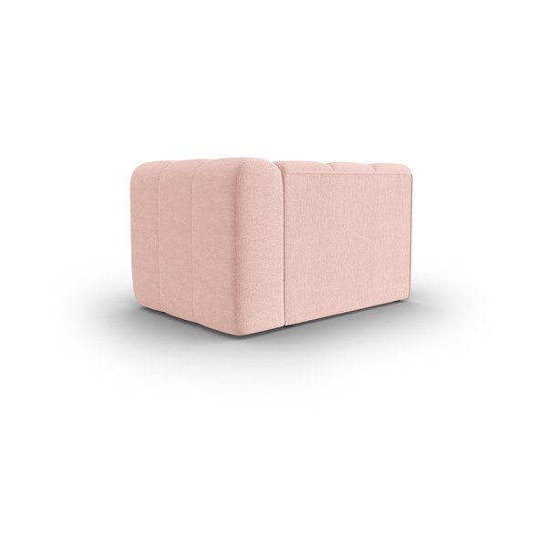 Růžový modul pohovky (pravý roh) Lupine – Micadoni Home-image-3