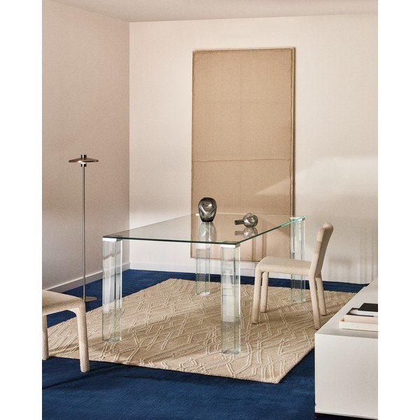 Skleněný jídelní stůl 90x160 cm Adularia – Kave Home-image-1