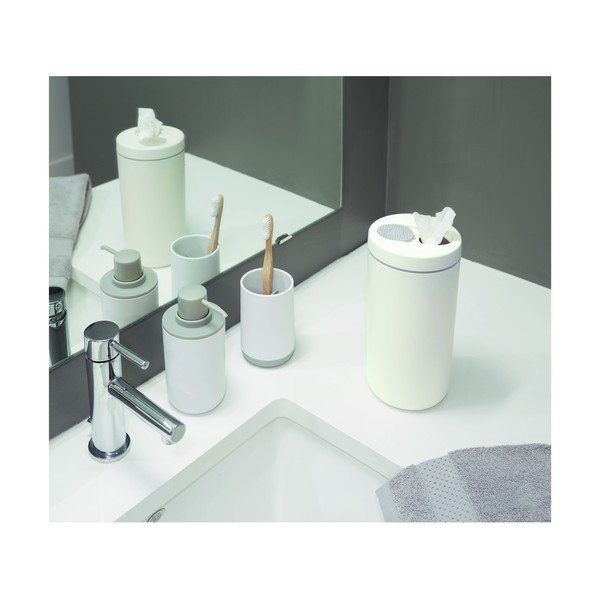 Bílý zásobník na kapesníčky iDesign Clean-image-1