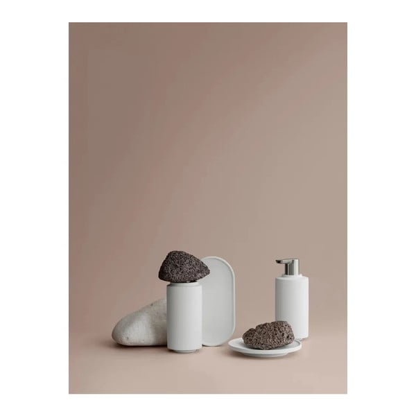 Šedý betonový kelímek na zubní kartáčky Creto – Blomus-image-1