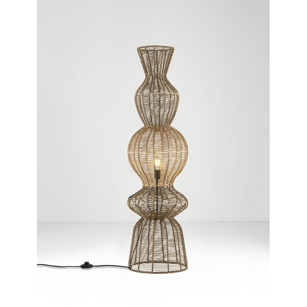 Provazová stojací lampa v přírodní barvě (výška 136 cm) Breena – Nova Luce-image-4