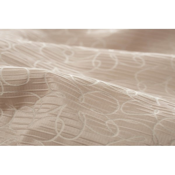 Béžový závěs 140x160 cm Florette – Mendola Fabrics-image-3