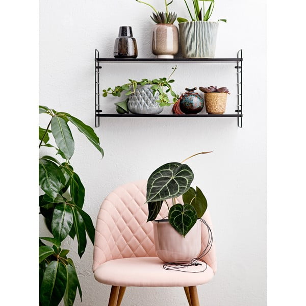 Černá kovová police Bloomingville North-image-3