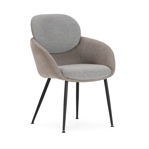 Šedé křeslo Nure – MOME