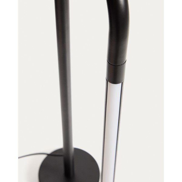 Černá LED stojací lampa (výška 60 cm) Bow – Kave Home-image-3