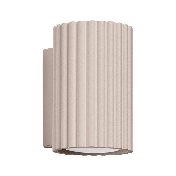 Taupe kovové nástěnné svítidlo ø 6,5 cm Gleam – Sollux