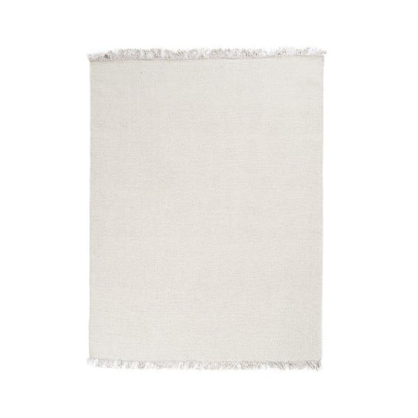 Vlněný koberec Rainbow White, 200x300 cm