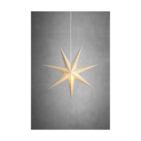 Krémová závěsná vánoční světelná dekorace Solvalla – Markslöjd-image-1