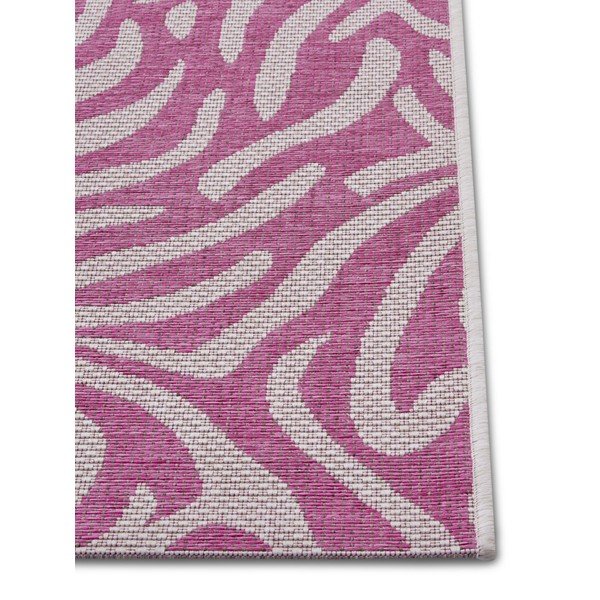 Růžovo-béžový venkovní běhoun NORTHRUGS Cebra, 70 x 300 cm-image-2