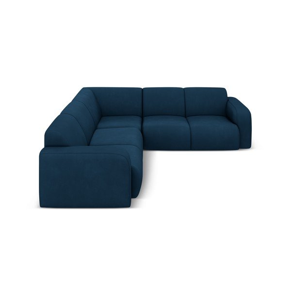 Tmavě modrá rohová pohovka (variabilní roh/do L) Molino – Micadoni Home