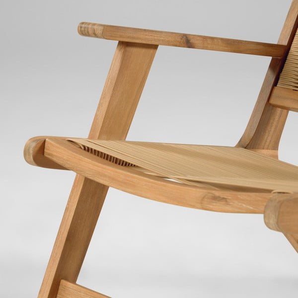 Zahradní křeslo z akáciového dřeva Kave Home Geralda-image-1