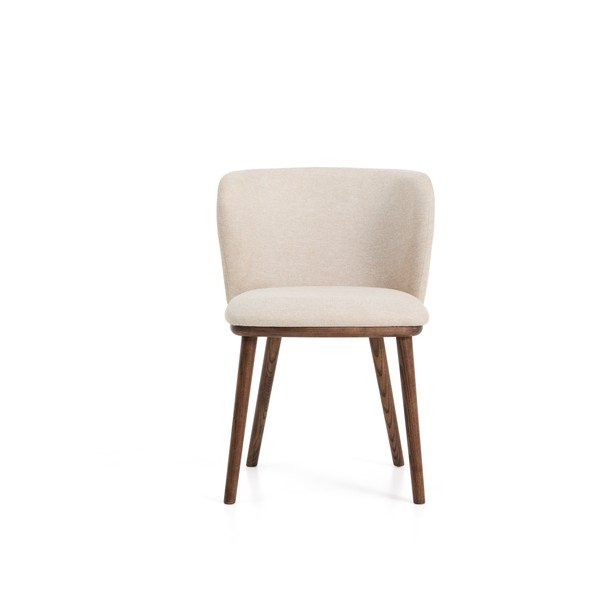 Béžové čalouněné jídelní křeslo Ciselia – Kave Home-image-3