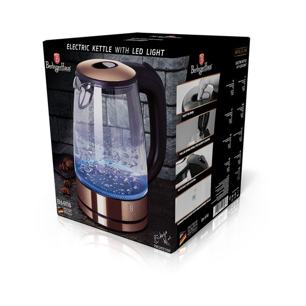 Rychlovarná konvice 1.7 l Rosegold Metallic Line - BerlingerHaus-image-3