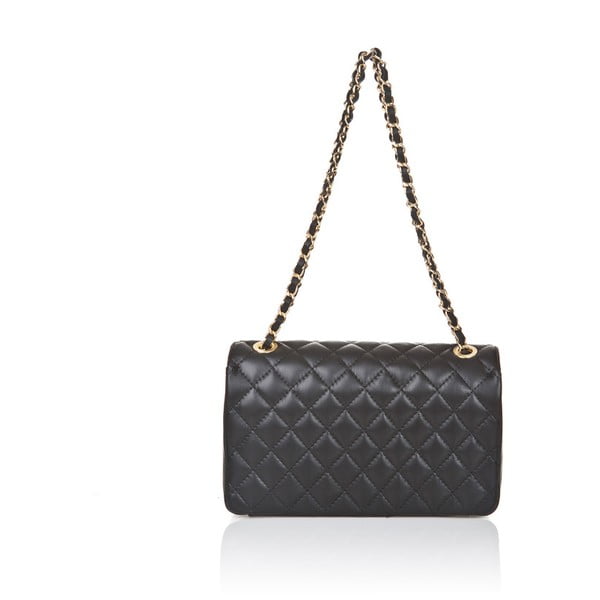 Černá kožená kabelka Markese Basilo-image-1