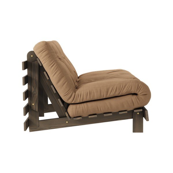 Světle hnědá rozkládací pohovka 140 cm Roots – Karup Design-image-4