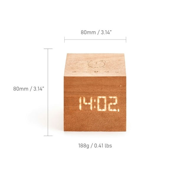 Digitální budík Cube Plus – Gingko-image-3
