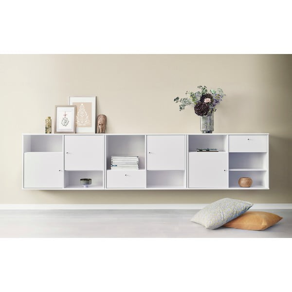 Bílá závěsná knihovna 89x61 cm Mistral – Hammel Furniture-image-1