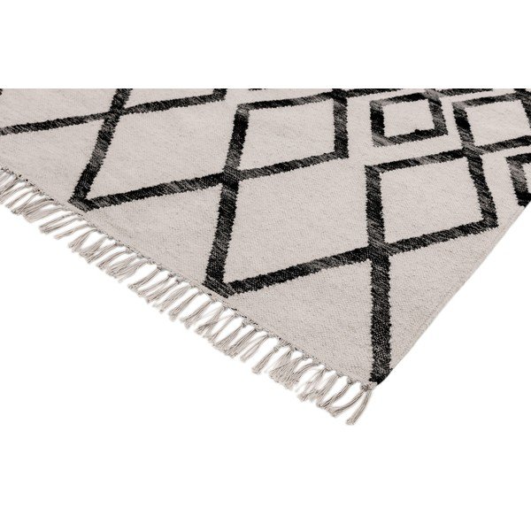 Béžovo-černý koberec Asiatic Carpets Hackney Diamond, 120 x 170 cm-image-1
