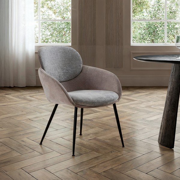 Šedé křeslo Nure – MOME-image-1