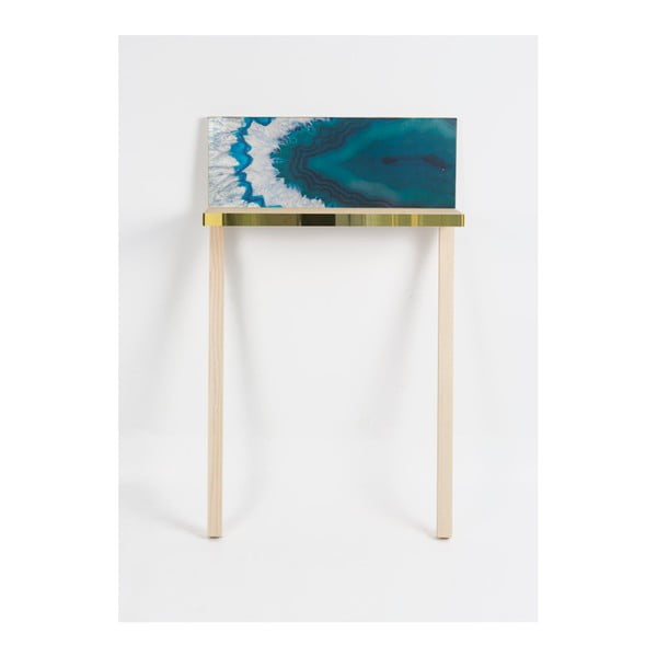 Odkládací stolek z borovicového dřeva Velvet Atelier Minerals