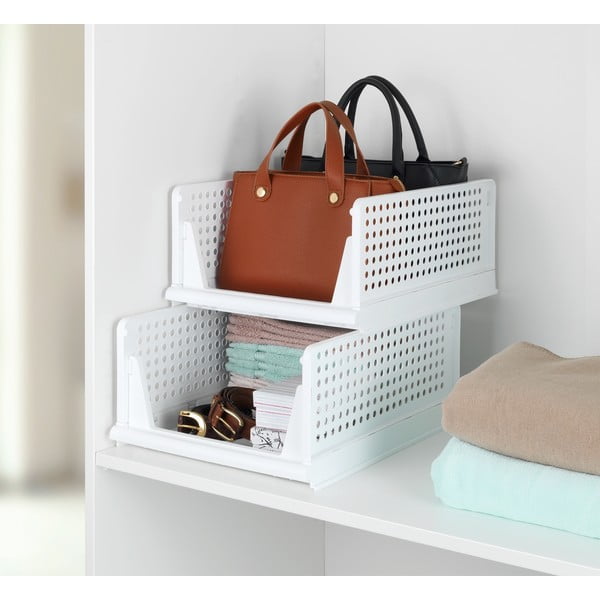 Plastové organizéry do skříně v sadě 2 ks - Maximex-image-4